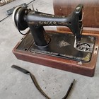 Antique 1930 Singer Sewing Machine Gold Etching Model 99  ad093181  Parts Only 