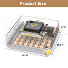 48 Egg Incubator With Automatic Egg Turning Egg Hatching Temp   Humidity Control