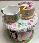 Vintage 90s Tea Bunnies Light Up Wedding Tea Party Play Set- Read Description  