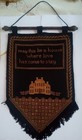 Vintage Embroidered Wall Hanging May This Be A House Love Tapestry Banner Decor