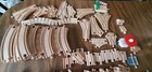 183 Pc Wooden Train Track Lot Train Cars Track Accessories Engines Cars Etc Tree