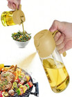 1pc 2   in   1 Glass Oil Dispenser   Sprayer     Ideal For Air Fryer   Cooking - New