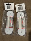 4 Laces  2 Pair  Hockey Skate Braided Laces Tex-style 96    White   New In Package