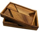 T Letter With Box - Wooden Puzzle Brain Teaser