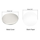 1 44  Blank Button Making  25pcs Round Badge Parts For Button Maker Machine