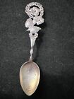 Rare Antique Sterling Silver Birmingham Alabama Floral Souvenir Spoon - B285