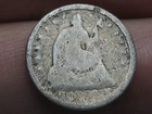 1853 Seated Liberty Half Dime- With Arrows  Philadelphia  About Good Details