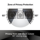 3m Privacy Filter For 20  Widescreen Monitor  pf200w9b   Black