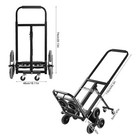 Heavy Duty Stair Climbing Cart Folding Hand Truck Dolly W  Wheels 551lb Capacity