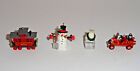 Lot Of 4 Collector s Vintage Tiny Miniature Hallmark Christmas Holiday Ornaments