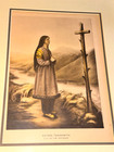 Nuns Convent Framed St  Kateri Tekakwitha  20 1 2  X 16 1 4 