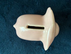 Vintage Ceramic Mini Pink Elephant Bank