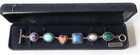 Carol Felley Vintage Southwest Sterling Silver 925 Gemstone Bracelet Nib