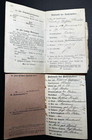 Original Wwi German Army Soldbuch   Military Pass Krahl Wounded Poland Bzura 191