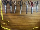 Vintage Antique Lot Of  7  Scissors shears   griffin  Kleencut  Wiss  