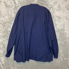 Carhartt Mens Ripstop Zip Front Scrub Workwear Lightweight Jacket 3x Navy Blue