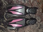 Scubapro Jet Sport Pink Open Heel Scuba Diving Fins - Size Small