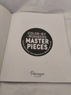 Color By Number Masterpieces Adult Coloring Book  1 Page Missing  Good