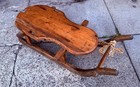 Antique Primitive Childs Sled 28  Circa 1900 Vintage Rustic Farmhouse Decor