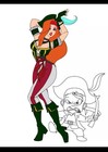Disney  Jessica Rabbit Pirates Of The Caribbean Baby Herman Fantasy Pin Le 100