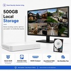 Outdoor Wifi Home Security Camera System 4 Solar Cctv Cameras 10ch Nvr Set 500gb