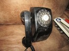 Automatic Electric Rotary Dial Phone Wall Mount Black Nb92219 1964