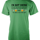 Free Personalisation I m Not Drunk Funny Cotton T-shirt Adult Unisex