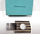 Tiffany   Co 925 Sterling Silver Atlas Cigar Cutter Ribbed 1995 Cigarette Stripe