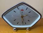 Retro Mint Green Mid-century Modern Alarm Clock vintage Polaris Desk Clock 1970s