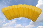 Sharpchuter 244 Skydiving Parachute Reserve Canopy - Yellow 7 Cell - Mint Shape