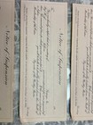 Vintage Unused Ephemera Notice Of Suspension Form