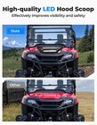 Sport Hood Scoop With Led Spotlight For Honda Pioneer 700 2p 4p 2014-2026