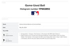 Eugenio Suarez  24 Az D-backs Rbi Sacrifice Fly Mlb Game Used Baseball Mariners