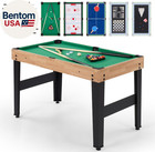 10-in-1 Foosball Table 48  Combo Game Table Ping Pong Table Air Hockey Table Poo