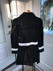 American Girl Black Velvet Coat With White Bow Girls Size 12