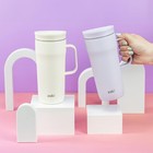 Zak Designs Harmony Tumbler For Travel Or At Home  20oz 20oz  Cream White 