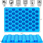 Round Candy Molds Silicone Molds For Hard Candy Gummy Caramels Chocolate 4 Pack