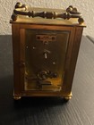 Antique French Bronze Miniature Carriage Clock By Couaillet Freres