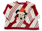 Nwt 2023 Disney Parks Xmas Holiday Minnie Mouse Sweater Candy Cane Stripe Sz 1x