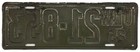 Utah 1925 License Plate 21-853 Original Paint Antique Man Cave Garage Bar Sign