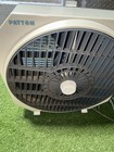 Vintage Patton Box Fan 3 Speed Adjustable Spinning Front Louver Grill Works