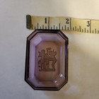 Antique Amethyst  Salt Cellar Angel Art Nouveau Czech Vtg Heinrich Hoffman