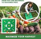 New Seeding Sow Template Garden Seed Spacer Tools Coded Spacing Grow Board Us
