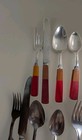 Vintage Bakelite Tableware        4 Sets Of 4 With 2 Extra Spoons
