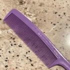 Vtg Goody Unbreakable Plastic 8  Purple Rat Tail Comb Retro Usa 80s 90s