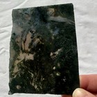 Green Moss Agate Slab   116 Grams   Rough Agate Jasper Mineral Rock India Cab