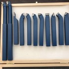 11pcs Carbide Metal Lathe Cutting Turning Bits  knife Tools Set 10mm 12mm