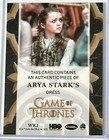 Arya Stark  Game Of Thrones Great Houses  Women Of The Realm Relic Wr2