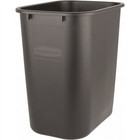 7 Gallon Rectangle Open Top Trash Can Wastebasket Office Indoor Space Saving