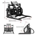 Grapple For Mini Skid Steer Loader Track Attachment Hydraulic Grabber Log